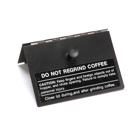 Grindmaster Cecilware Assembly, Lid, Bi-Fold, Black, 810 88704BK